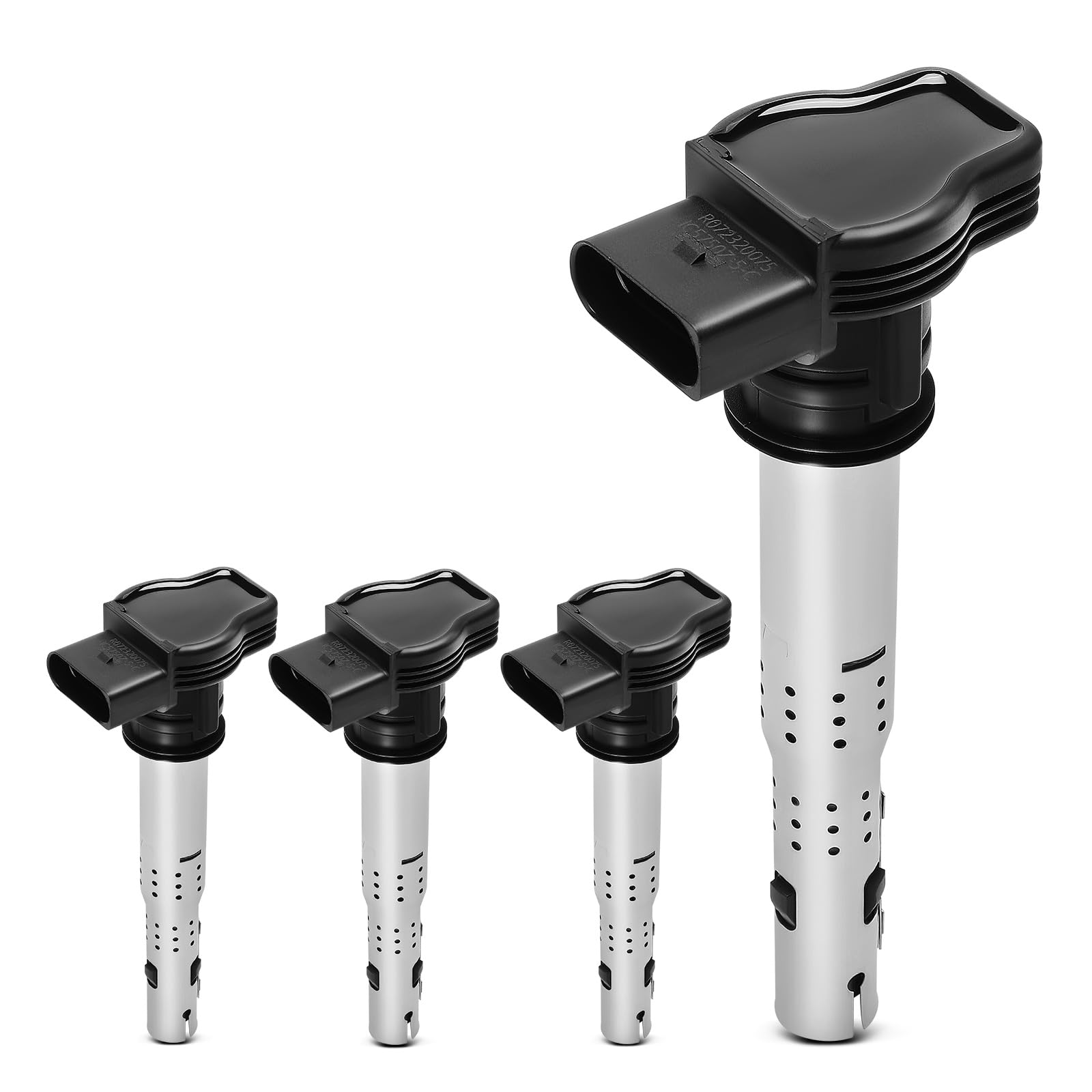 YHTAUTO Set of 4 Ignition Coil Packs Replacement for Audi A3 2006-2013, A4 2005-2016, A5 2010-2014, Q5 RS5 TT Quattro, Volkswage