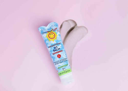 California Kids 3-Step Skin Care Set | Gentle Skin Care For Kids + Teens With Sensitive Skin | Exfoliating Face Wash + Pimple Cream + Facial Sponge