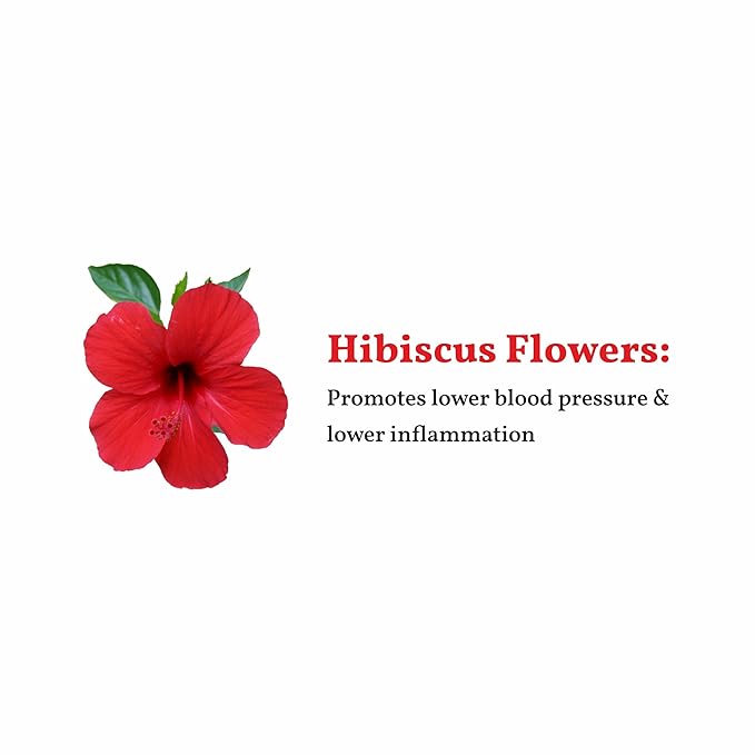 Sancha Tea Boutique, Hibiscus Tea, Caffeine Free Herbal Tisane, 25 Pyramid Bags, Real Hibiscus Flowers, Naturally Sweet & Tart, Perfect Hot or Iced