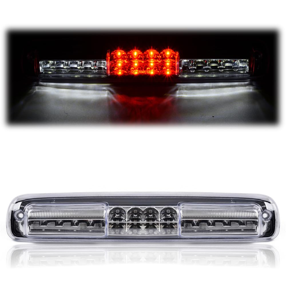 G-PLUS LED Third 3rd Brake Cargo Light Compatible With 1999-2007 Chevy Silverado/GMC Sierra1500 2500 3500,Rear Stop Tail Light R