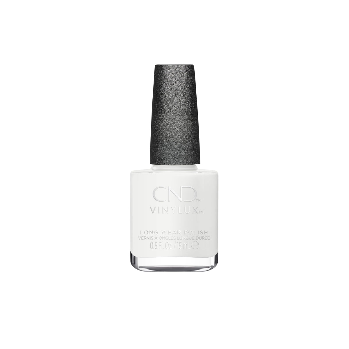 CND Vinylux Longwear White Nail Polish, Gel-like Shine & Chip Resistant Color, Studio White, 0.5 fl. oz