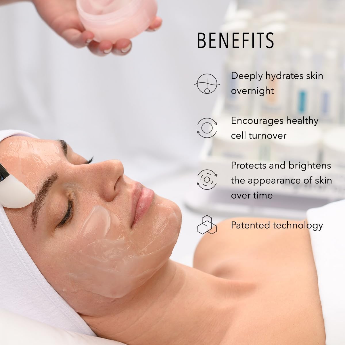 HydroPeptide Beauty Rest, Sleep Mask Trio Set: Hydro Lock Sleep Mask, LipLock Hydrator & 100% Silk Sleeping Mask