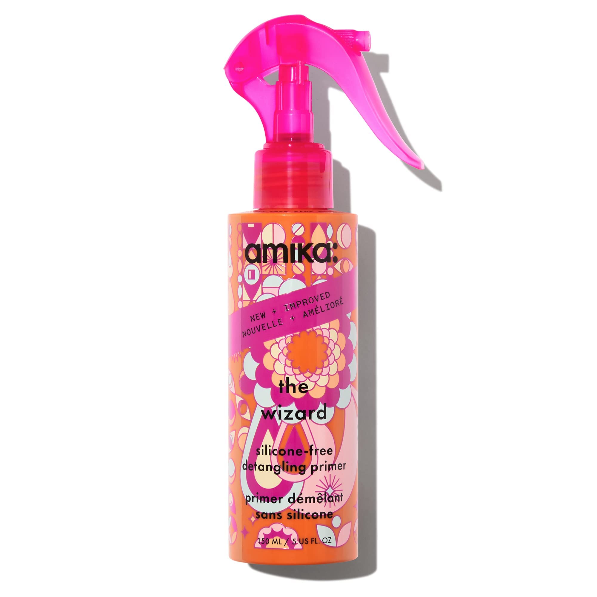 amika the wizard silicone-free detangling primer, 150ml