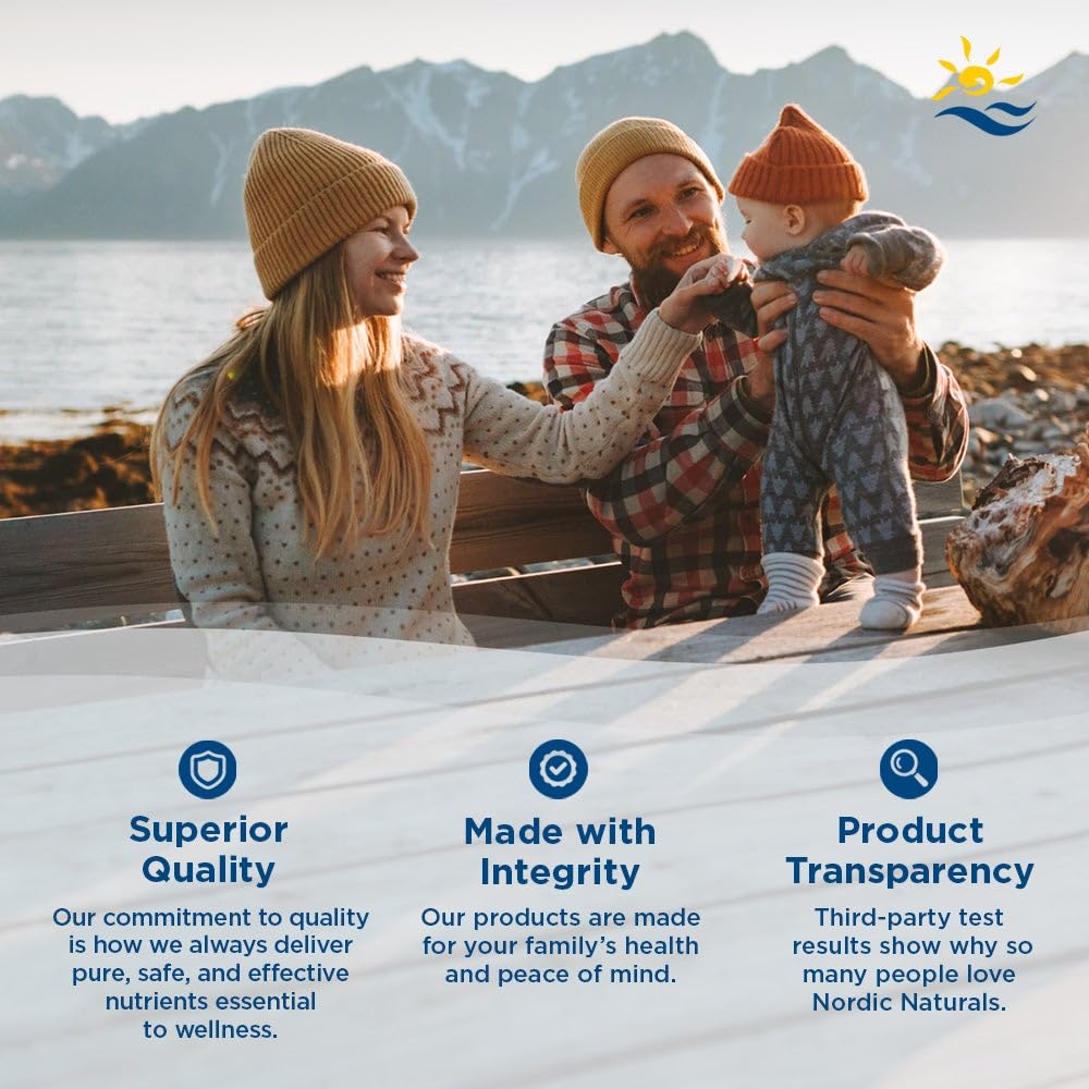 Nordic Naturals Nordic Omega-3 Gummies, Tangerine - 120 Gummies - 82 mg Total Omega-3s with EPA & DHA - Non-GMO - 60 Servings