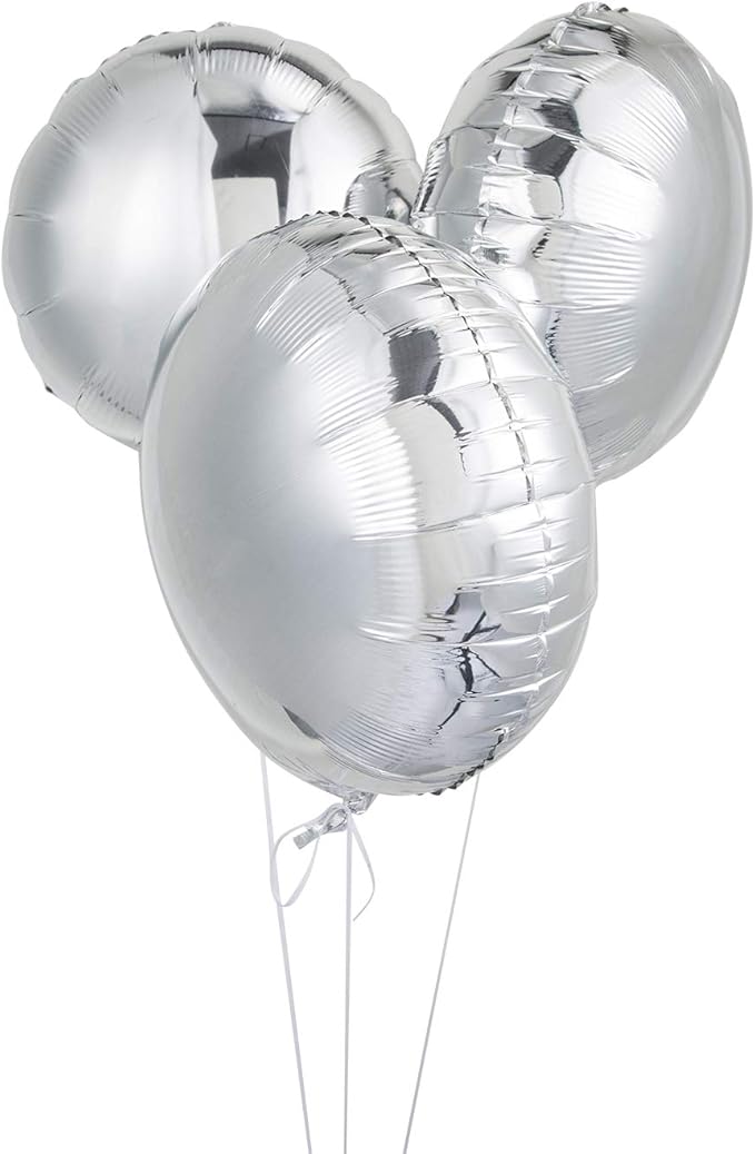 50pcs/lot Round Shape Foil Mylar Helium Balloon 18" Balloon Birthday Party Decoration Foil Balloons