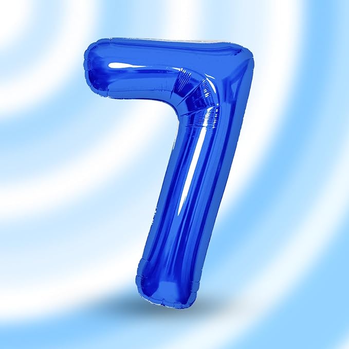 Number Balloons Navy Blue Balloons - Giant Number 10 Balloon, 10 20 30 40 50 Numbers Balloon Birthday Decorations, Blue Party Supplies for Boy Men