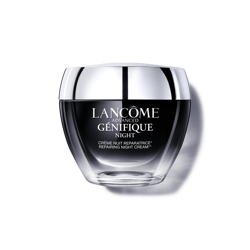 Lancôme Advanced Génifique Night Cream - Repairs Skin Barrier Overnight - With Bifidus Prebiotic, Hyaluronic Acid & Triple Ceramide Complex - 1.7 Fl Oz