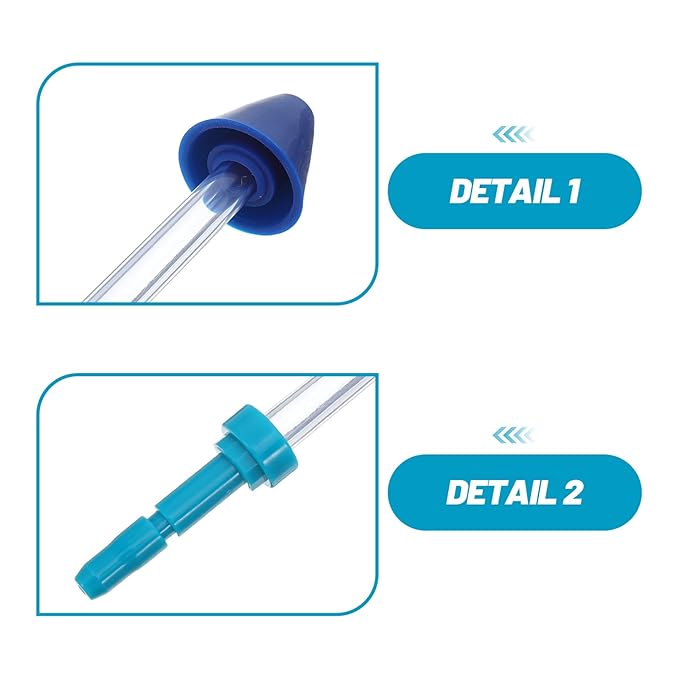 Generic 2pcs Water Flosser Replacement Tips - Oral Irrigator Heads Cleaning Oral Nozzles Refill Heads for Replacement - Nozzle for Teeth and Nasal Irrigation Compatible with Waterpik