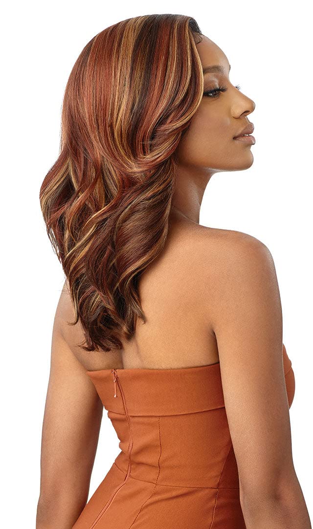 Outre Meltd Hairline Lace Front Wig HD Transparent Redesigned ComfortFit Ear Contour AMANDA (1B)