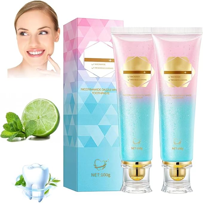 Niacinamide Whitening Toothpaste Acssart Radiant White Toothpaste,Niacinamide Intensive Whitening Toothpastes,Nicotinamide Radiant Whiten Toothpastes (2)