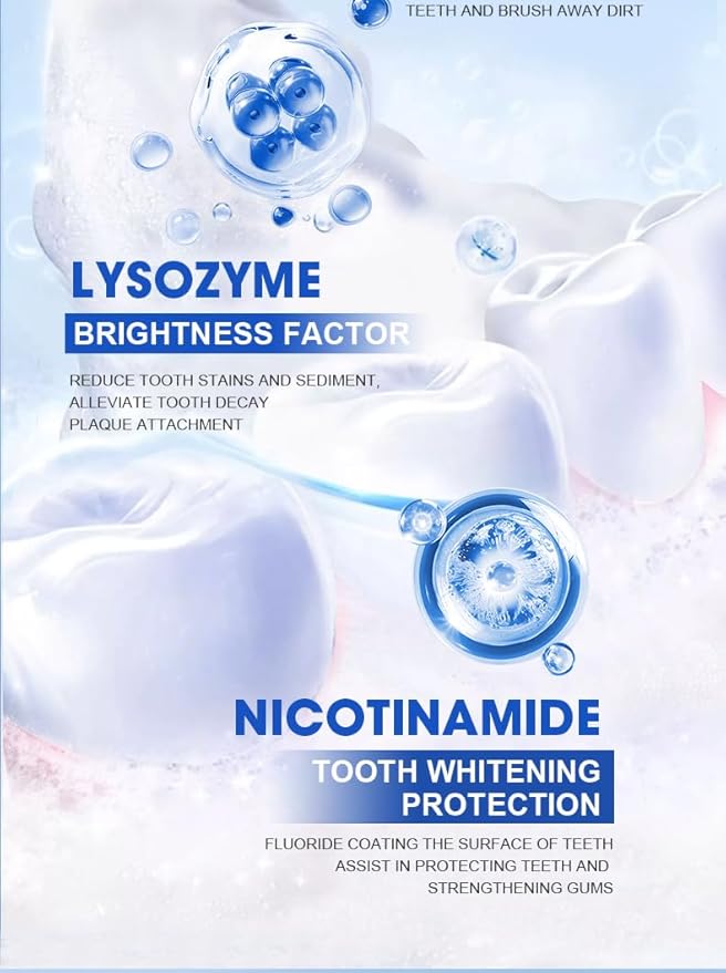 2 Pcs Hydroxyapatite Toothpaste 7.5%, Fluoride-Free Nano Hydroxyapatite Toothpaste for Oral Care & Enamel Repair,Gentle Mint,Fresh Breath.