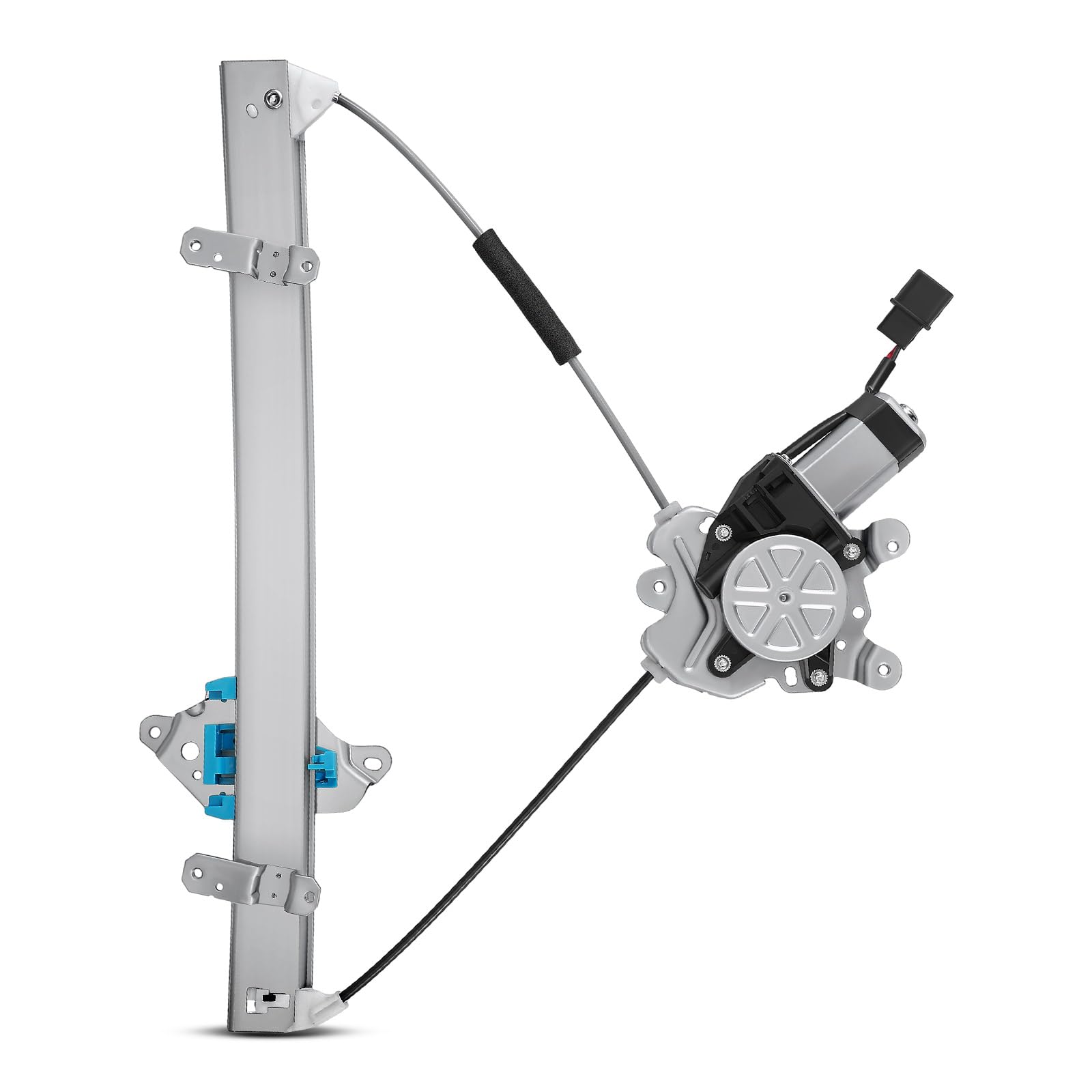 YHTAUTO Front Driver Side Power Window Regulator With 2-Pin Motor Assembly for Mitsubishi Outlander 2003-2006 Sport Utility