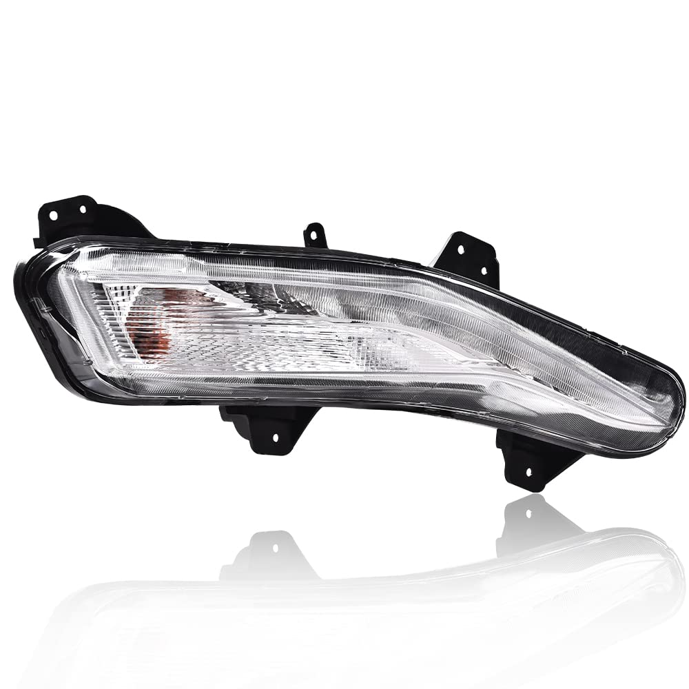 ALLGOOD LED Fog Light w/Bulbs Compatible with 2019 2020 2021 2022 Chevy Malibu Bumper Fog Turn Signal Light w/LED DRL Lamp Passe