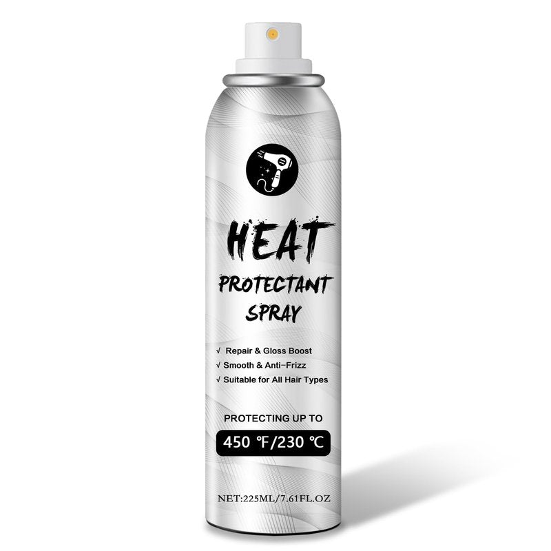 QIUFSSE Heat Protectant Spray for Hair,Heat Protection Spray,7.6fl oz
