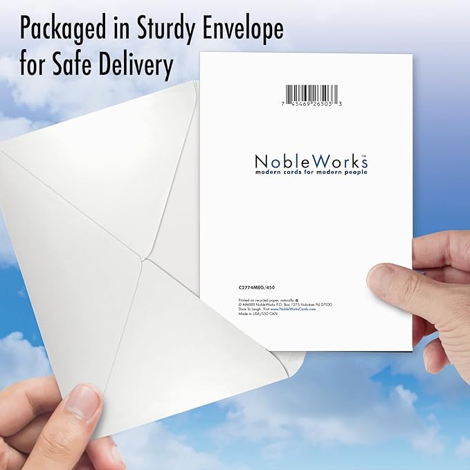 NobleWorks - Milestone Birthday Greeting Card with Envelope (4.63 x 6.75 Inch) - 101 Year Time Count C2774MBG