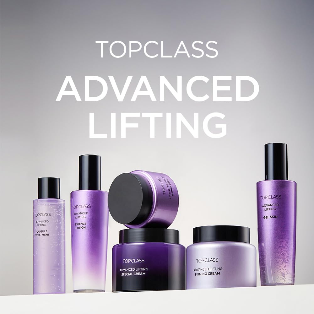 CHARMZONE TopClass Advanced Lifting Essence Lotion 4.06 oz (120ml) – Collagen-Infused Firming Essence for Enhanced Elasticity, Deep Hydration, and Revitalized Skin