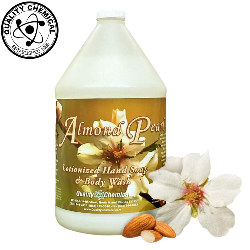 Quality Chemical Almond Pearl Luxury Hand Soap Refill - Liquid Hand Soap Refill - Mild Delicate Almond Fragrance - 128 oz (Pack of 1)