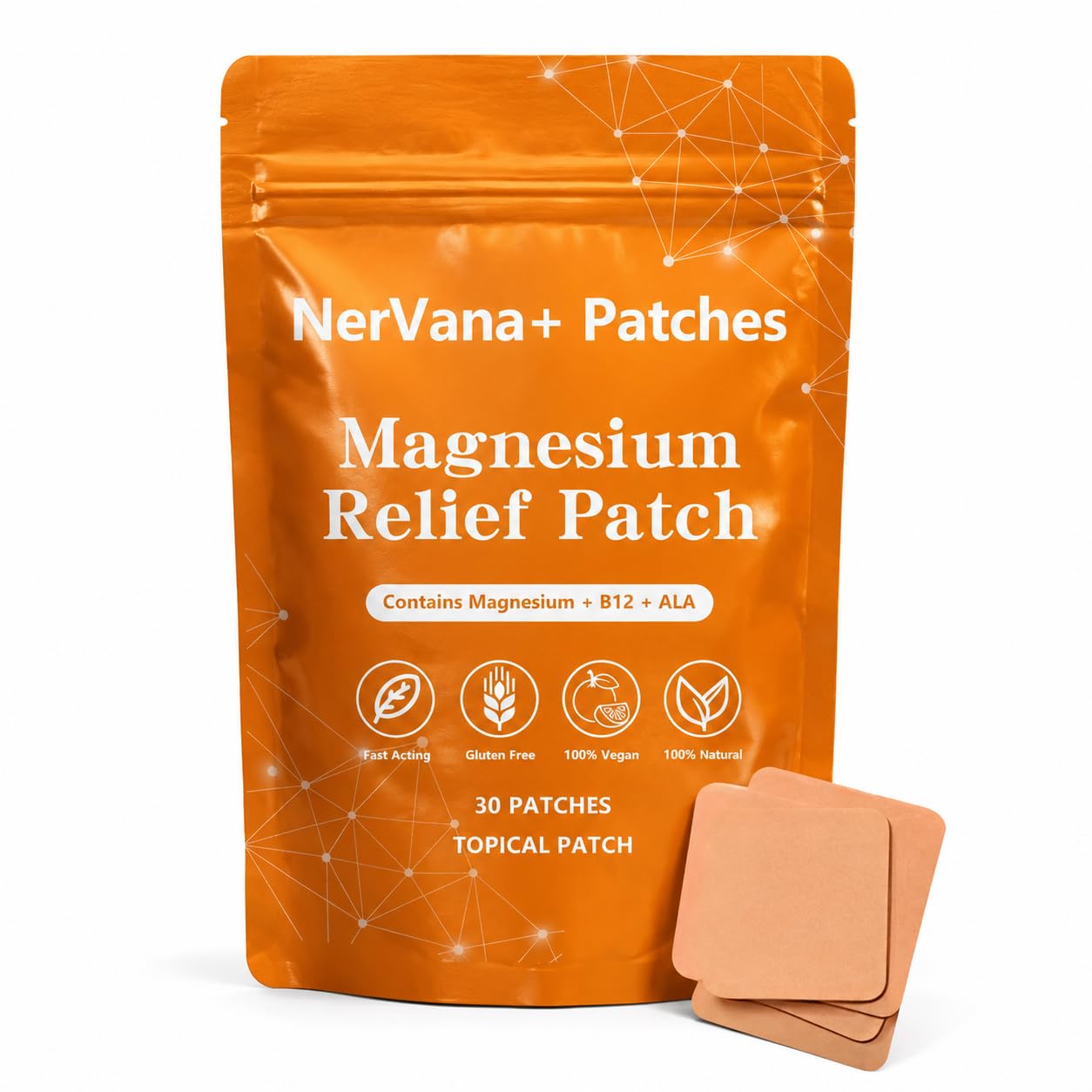 1 PCSNerVana+ Patches for Neuropathy, Nerve Relief Patches, 30 Sticks (1 PCS, Regular)