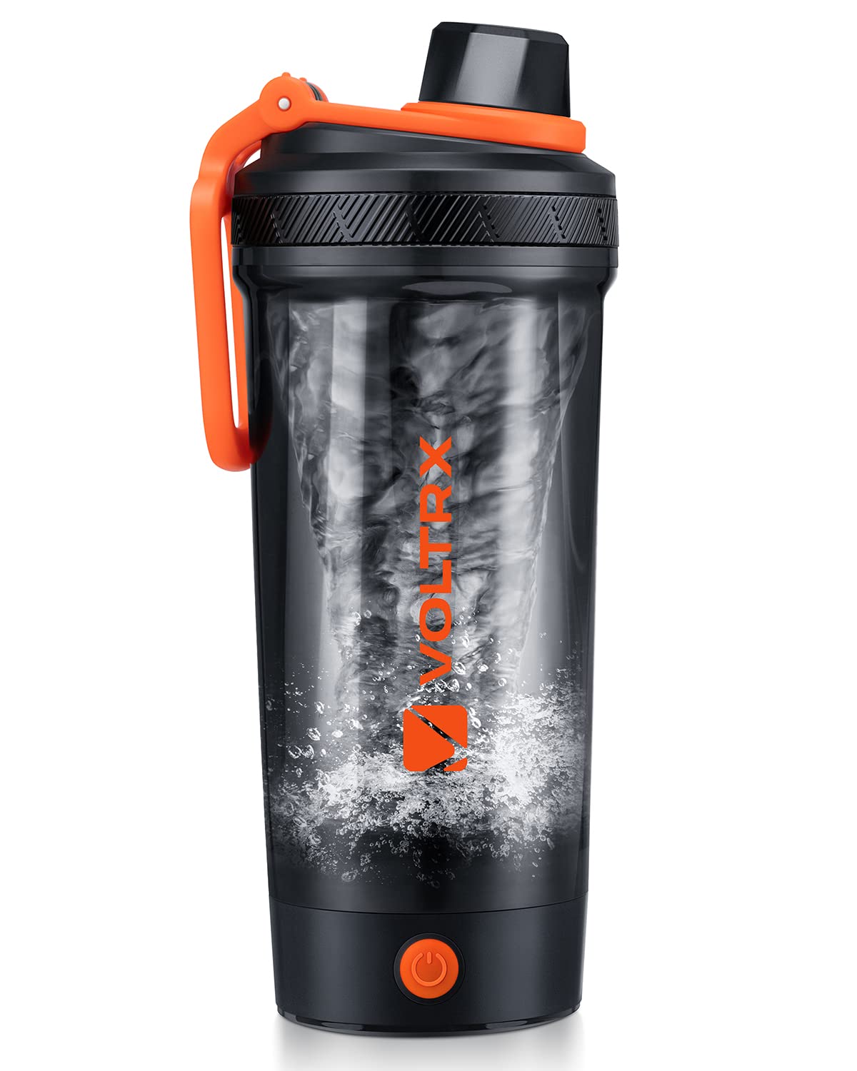 VOLTRX Electric Protein Shaker Bottle - USB Rechargeable Mixer Cup for Shakes and Meal Replacements, BPA-Free Tritan, 20oz