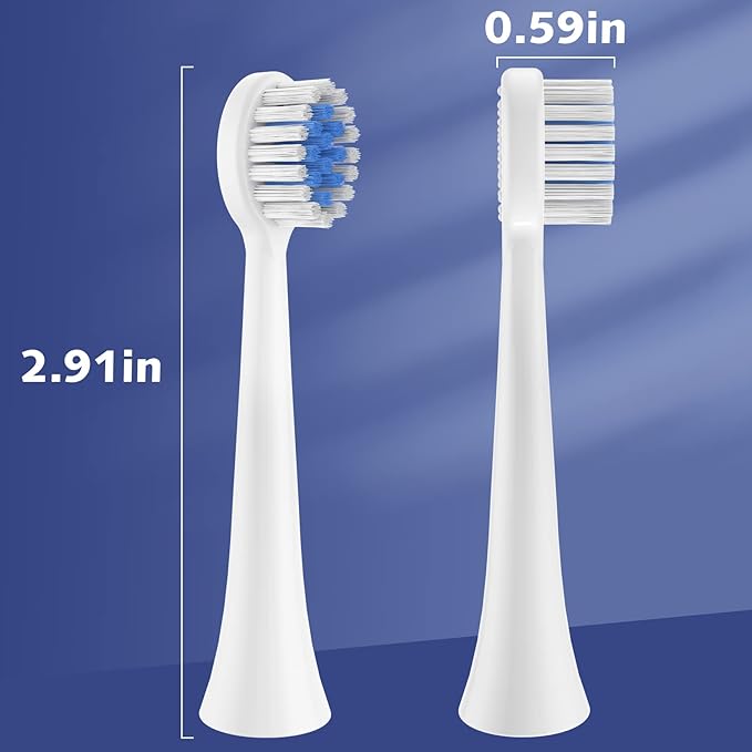 Replacement Toothbrush Heads for Razoko Kids Toothbrush 6 Pack