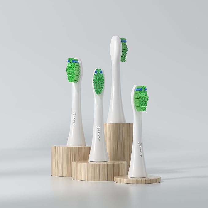 ARISSON Sonic Electric Toothbrush for Adults and Kids, 40,000 VPM Power Toothbrush, 1.5H Fast Charge Ultrasonic Electric Toothbrushes with 2 Minutes Smart Timer, White on Desert Sand