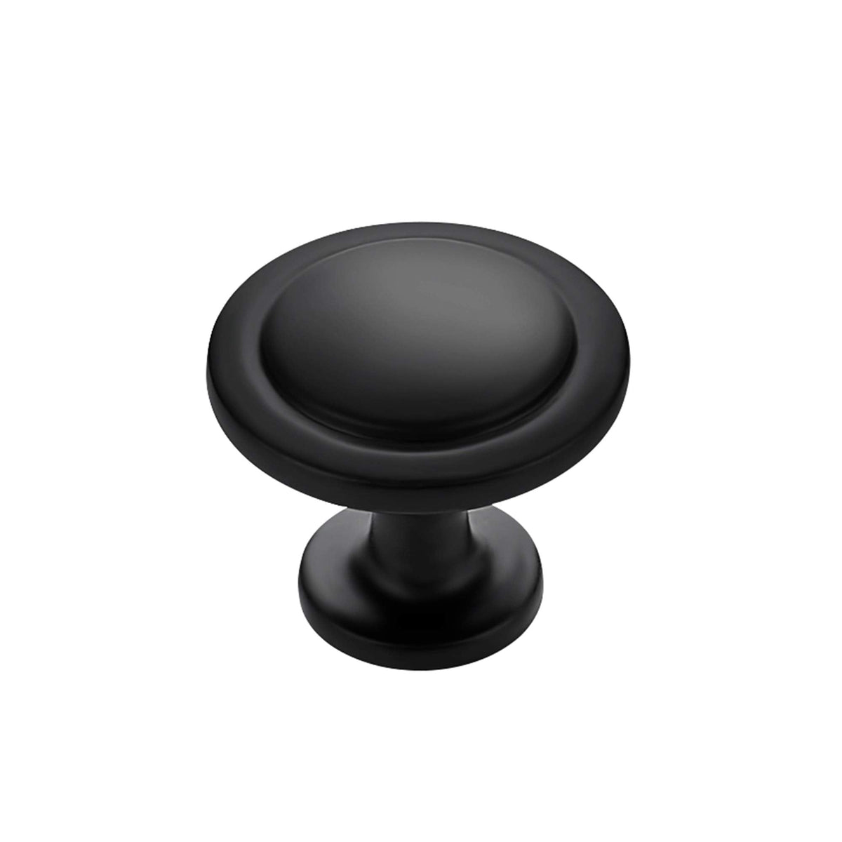Ravinte 10 Pack 1-1/4 Inch Kitchen Cabinet Knobs Matte Black Zinc Pulls Door Handles for Dresser Drawers