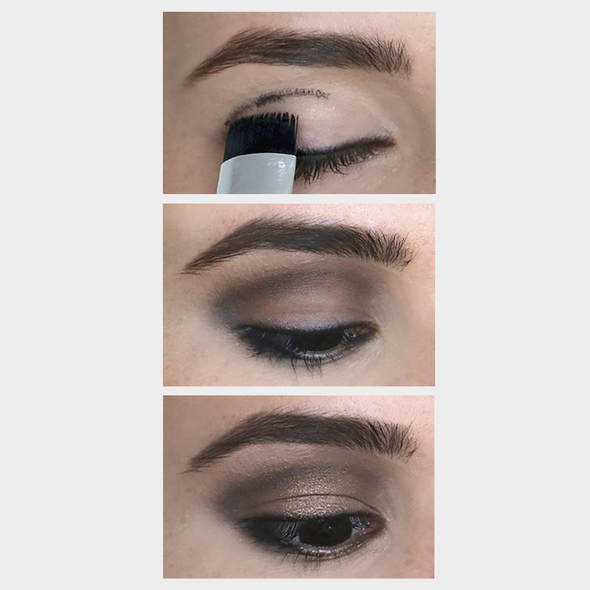 The Arc Brush | Winged eyeliner & cut crease brush, curved and precise, dual-ended, soft vegan bristles, Woosh Beauty