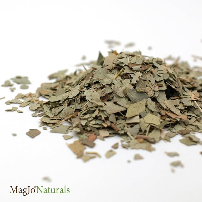 MagJo Naturals Dried Eucalyptus Leaf Cut & Sifted (16 Oz) Herbal Tea, Packaged in the USA with Resealable Bag