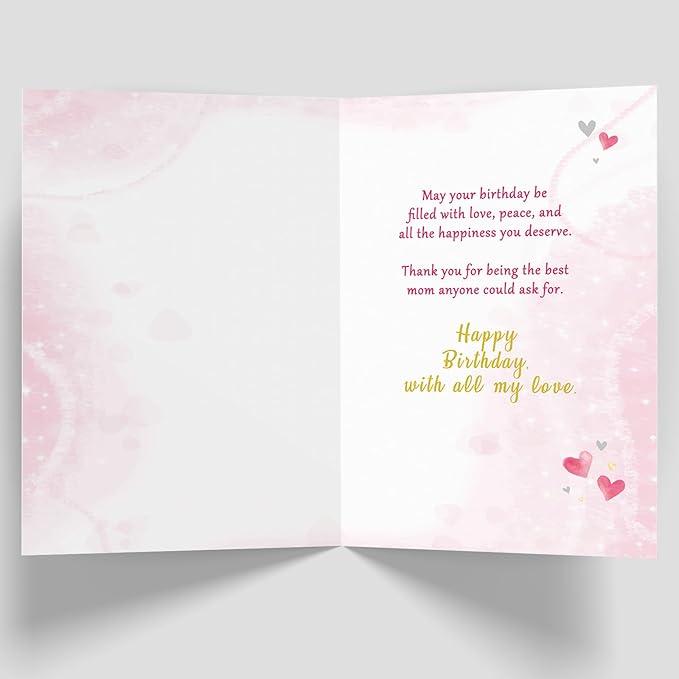 Mom Birthday Card, Funny Birthday Card Gifts from Daughter Son, Happy Birthday to A Great Mom