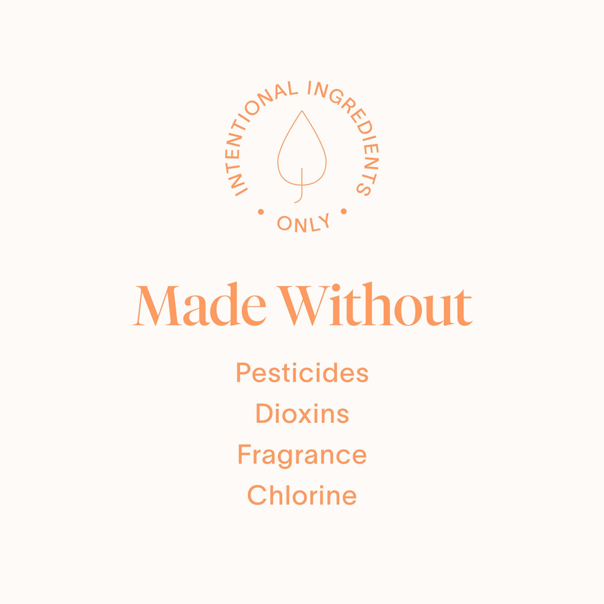 Cora Organic Cotton Non-Applicator Tampons (36 Light Non-Applicator Tampons)