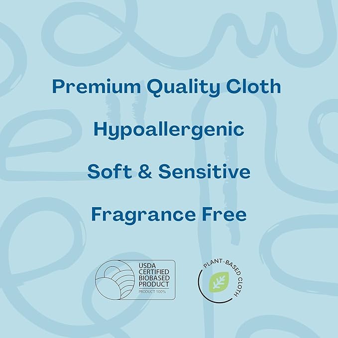 Hello Bello Extra Gentle Unscented Baby Wipes, Plant Based, Made with 99% Water and Aloe for Babies and Kids, 60 Count (Pack of 9) Total 540 Count