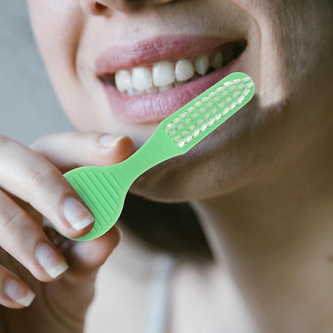20Pcs Prison Toothbrush Set Small Soft Bristle Mini Thumb Handle Toothbrushes for Braces Oral Care Travel Use