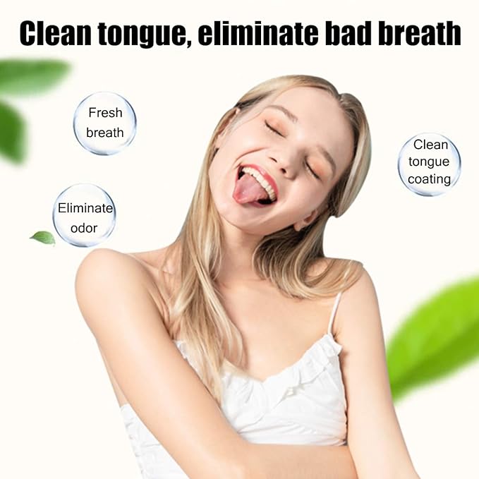 Tongue Brush, Tongue Scraper, Tongue Cleaner, Tongue Scraper Brush, Tongue Cleaner Brush, Tongue Brushes Helps Fight Bad Breath, 3 Tongue Scrapers, 3 Pack (Black & Blue & Green)