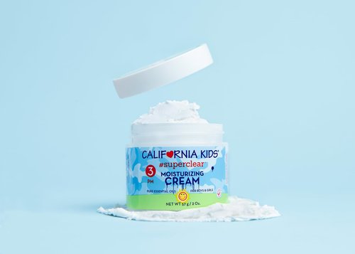 California Kids 3-Step Skin Care Set | Gentle Skin Care For Kids + Teens With Sensitive Skin | Exfoliating Face Wash + Pimple Cream + Facial Sponge