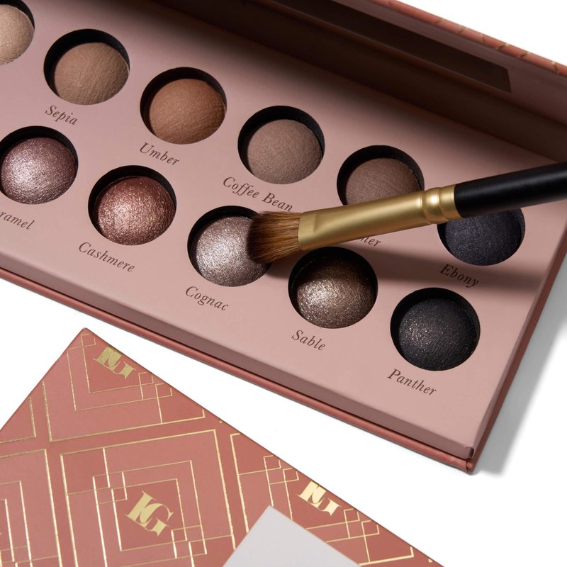 LAURA GELLER NEW YORK The Delectables Timeless Tones Baked Eyeshadow Palette | 14 Pigmented Eyeshadows Blendable Everyday Look