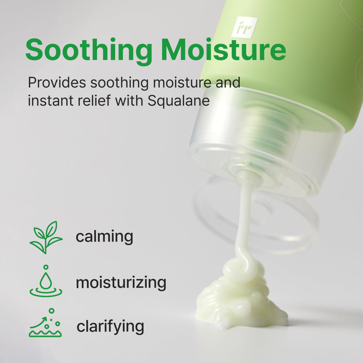 Face Republic Calming Care AHA/BHA Moisturizer 50ml 1.69 fl oz | Soothing Gel Cream | Lightweight | Clarifying & Moisturizing | Squalane, Cica, Aloe | For oily, irritated skin | Vegan Korean Skincare