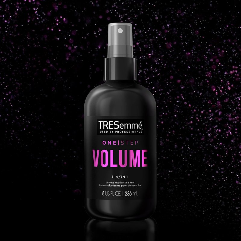 TRESemmé One Step 5-in-1 Volumizing Hair Styling Mist For Fine Hair One Step Volume Hair Care Product for Soft, Weightless Volume 8 oz