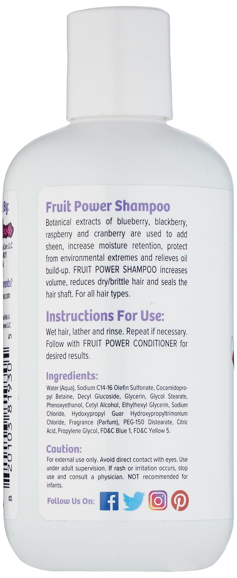 Kids Gentle Tear-Free Shampoo for Toddlers & Sensitive Scalps – Daily Use, 8 Ounce