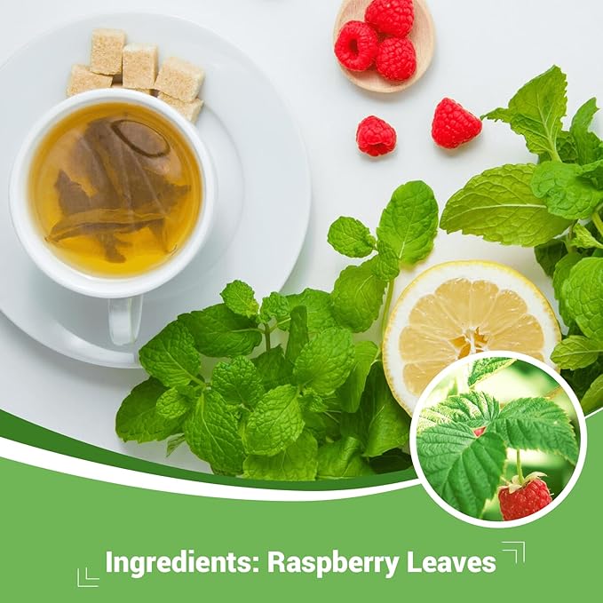 Raspberry Leaf Herbal Tea - 100 Teabags