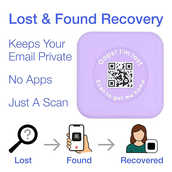 Kasse Invisalign Case by nCase | Modern Aligner & Retainer Case with QR Code Recovery | Magnetic Twist Open | 3D Printed in the USA | Secure Travel Design | Includes Invisalign Remover Tool | Lilac