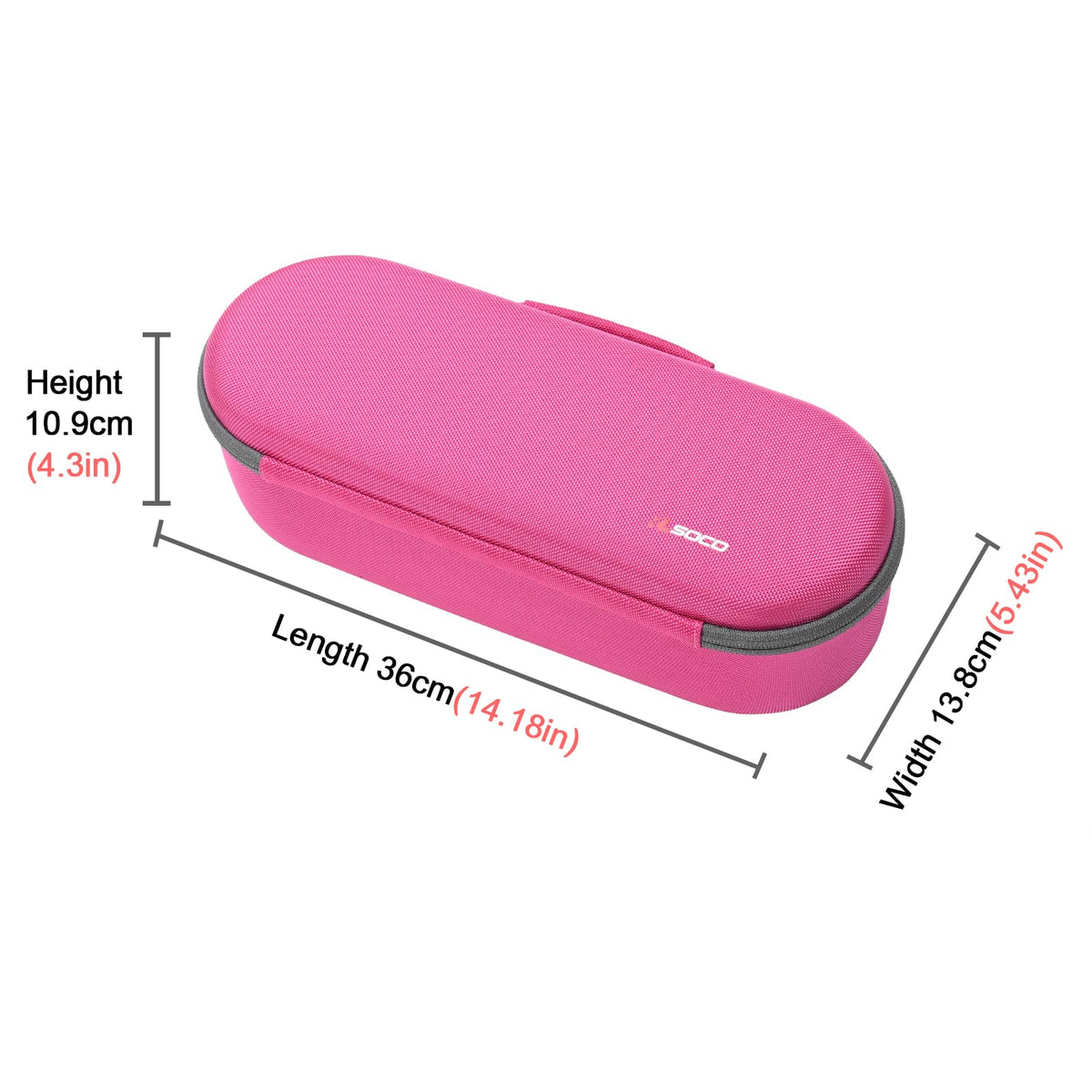 RLSOCO Travel Case for Dyson Supersonic/Supersonic Nural Hair Dryer & Dyson Airwrap/Airwrap i.d./Airwrap Co-anda2x Multi-Styler, Storage Hair Dryer/Airwrap Only for easy travelling - Black