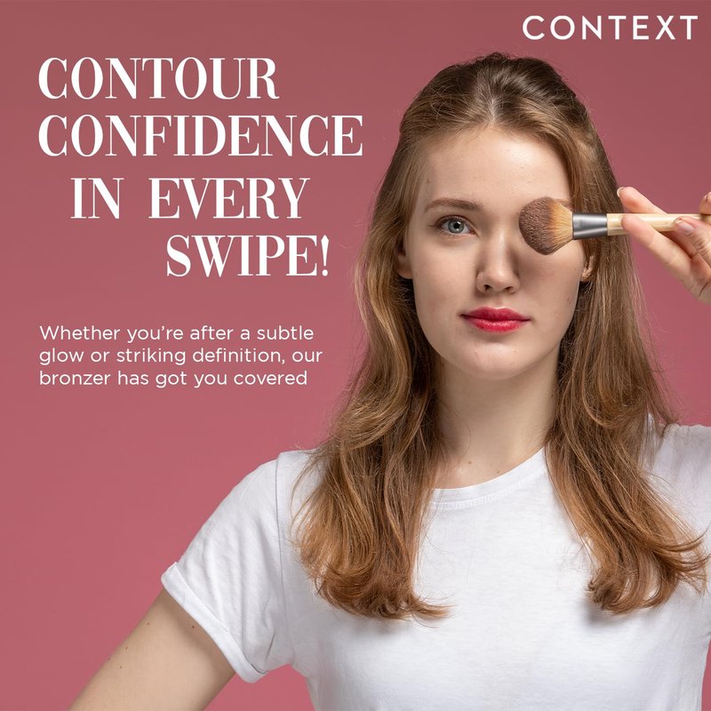 Context Skin Matte Bronzer Powder for Face - Vegan & Cruelty-Free Makeup Long-Lasting Buildable Coverage, Smooth Matte Sun-Kissed Finish - Lightweight Blendable Formula, Shade Speed of Sound for Women