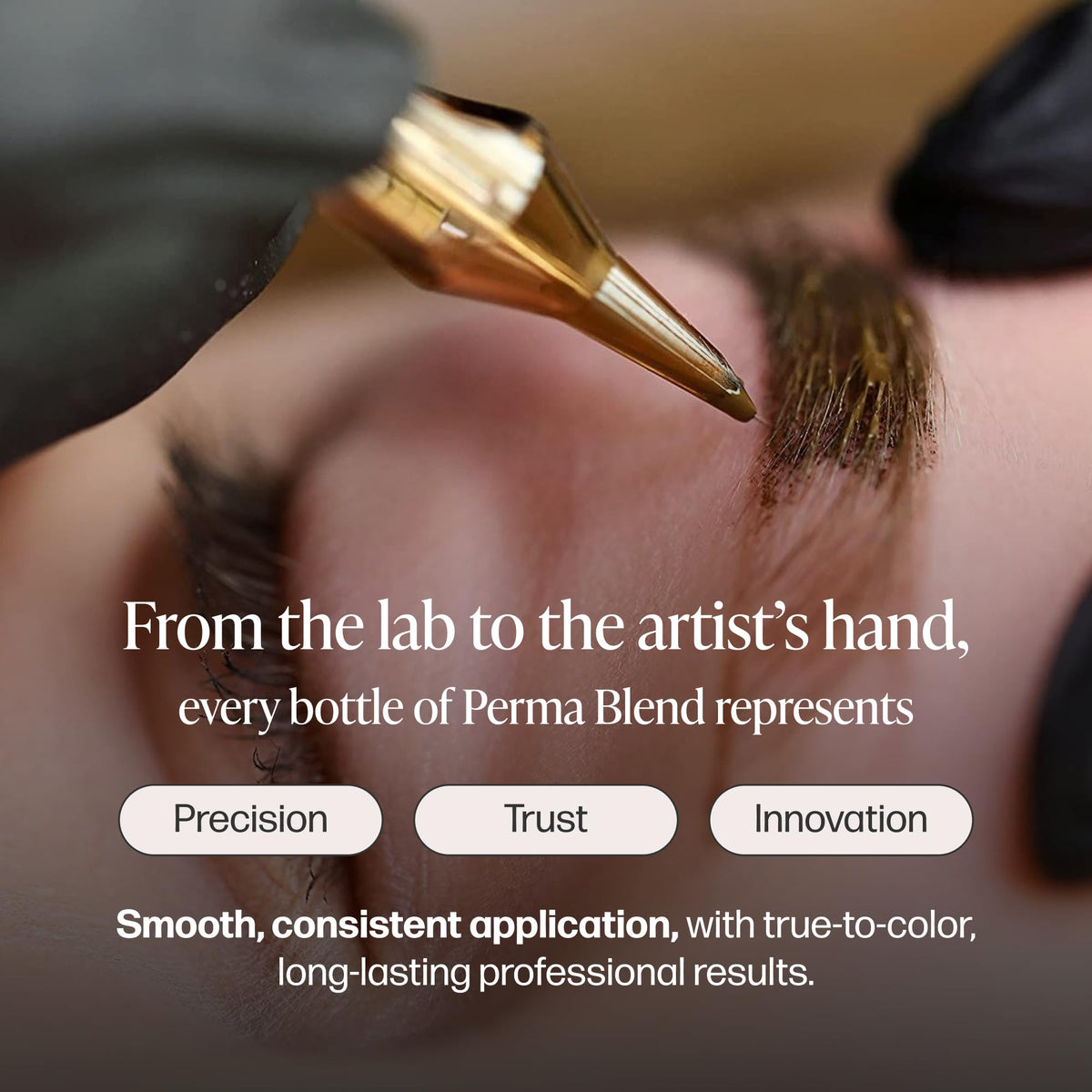 Perma Blend - Dark Forest Brown - Microblading Ink for Permanent Eyeliner - Professional Tattoo Ink - Neutral Cool Dark Brown Tattoo Ink Makeup - Vegan (0.5 oz)