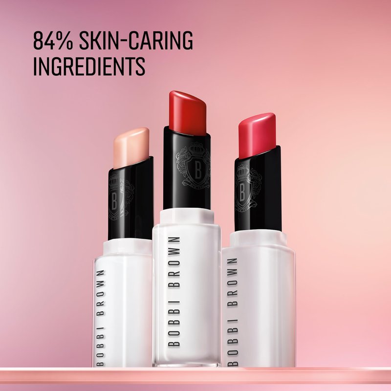 Bobbi Brown Extra Lip Tinted Balm | Hydrating Lip Treatment with Plumping + Peptide Technology, 0.08 Ounce, Bare Pink