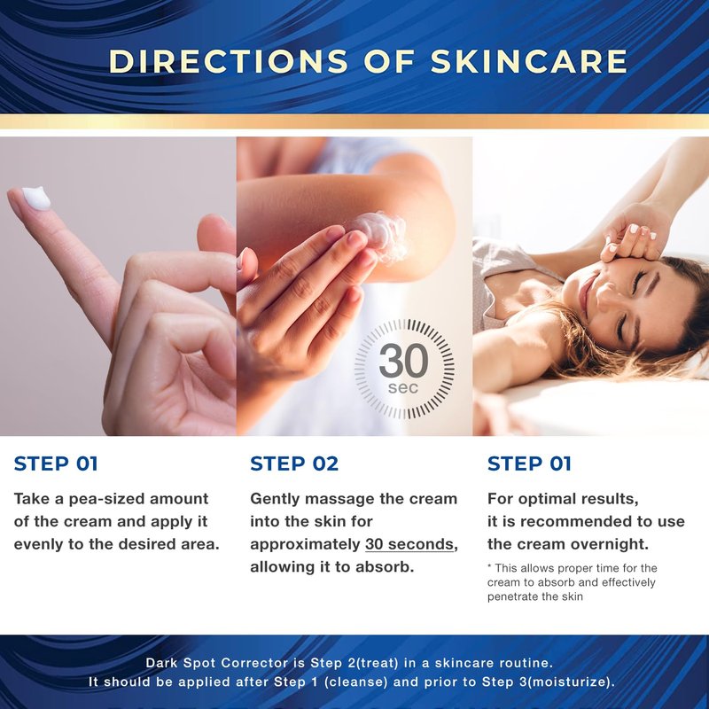Dark Spot Remover for Face and Body: Corrector for Age, Sun, Freckle, Melasma, Brown Spots - Niacinamide, Vitamin C Formula - Use on Face, Hands, Underarms, Legs - 2 Oz