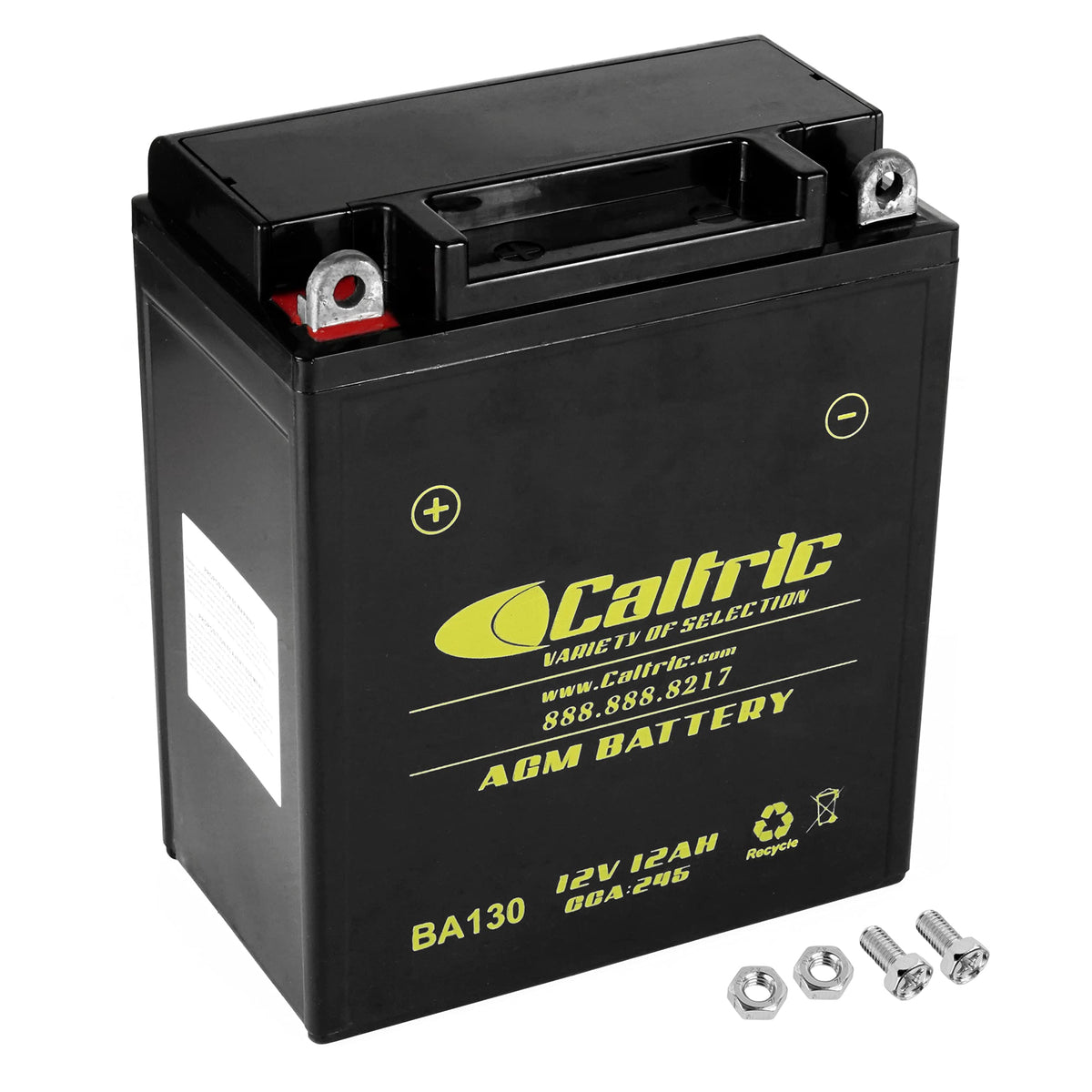 Caltric Agm Battery Compatible with Honda Cm400A Cm400C Cm400E Cm400T Cm450A Cm450C Cm450E Cmx450C