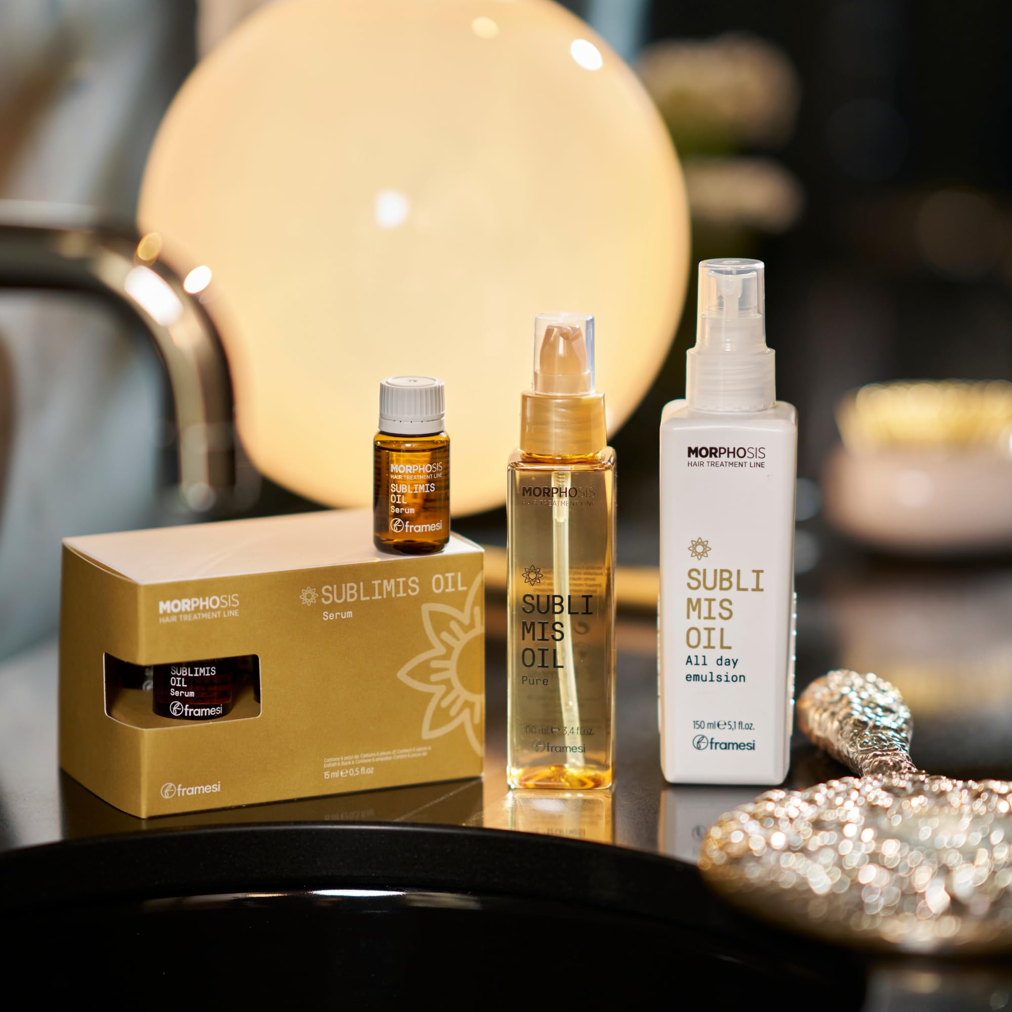 FRAMESI Morphosis Sublimis Hair Oil Serum, Hydrating Hair Treatment