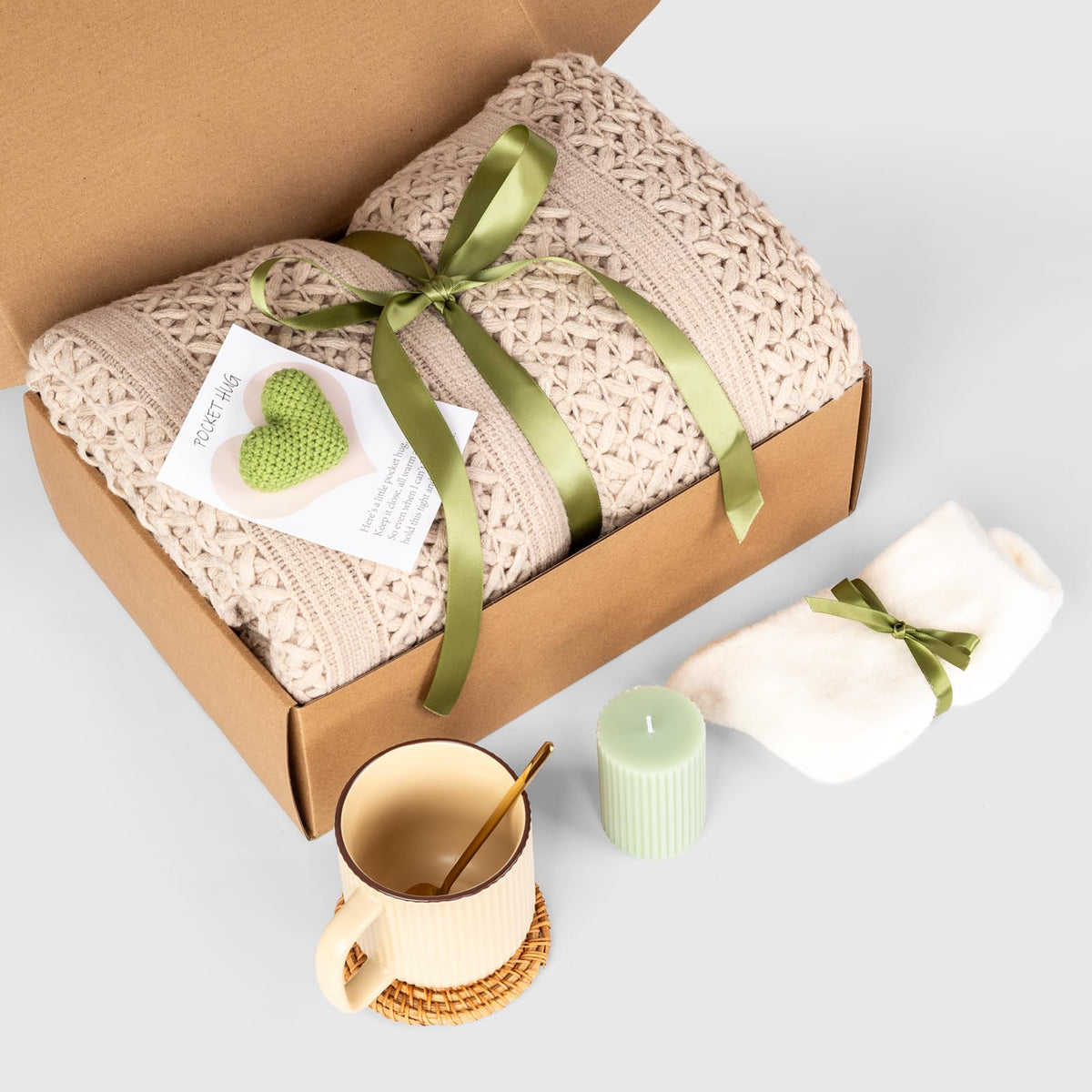 Self Care Gifts for Women Get Well Soon Gifts, Birthday Baskets Care Package for Women, Thinking of You Feel Better Inspirational Basket for Mom Her Friend Sister Wife