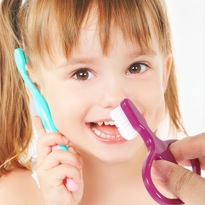9Pcs Manual Toothbrush Set, Soft Brush Toothbrushes with Ergonomic Handle, Multi-Color Pack for and Oral Care, Suitable for Travel and Daily Use