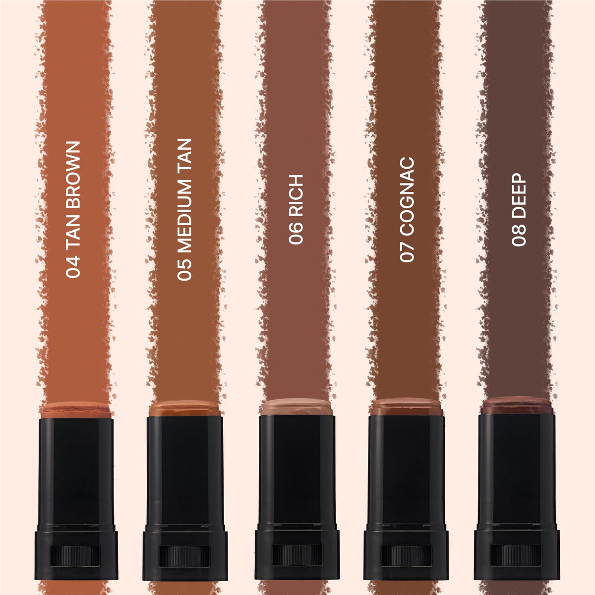 Kiss New York Airy Velvet Contour Stick, Cool Toned Face Sculpting Cream Makeup, Buildable with Lightweight Natural Finish, Hyaluronic Acid & Green Tea Extract (6 Rich, 0.70 Ounce)